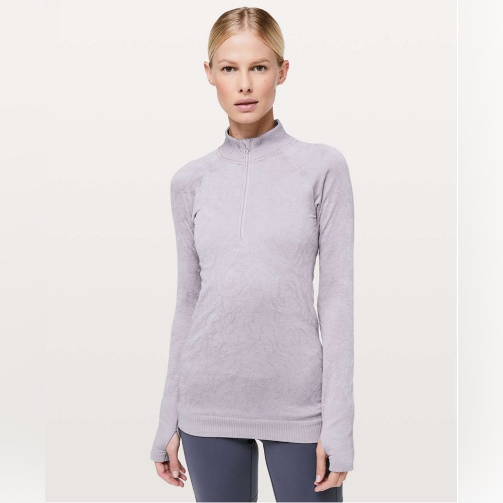 Lululemon Rest Less 1/2 Zip
Lavender Grey / Lavender Grey